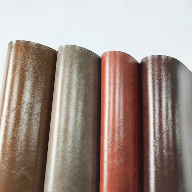 semi pu rexine leather manufacture custom pu leather for shoes synthetic leather production line