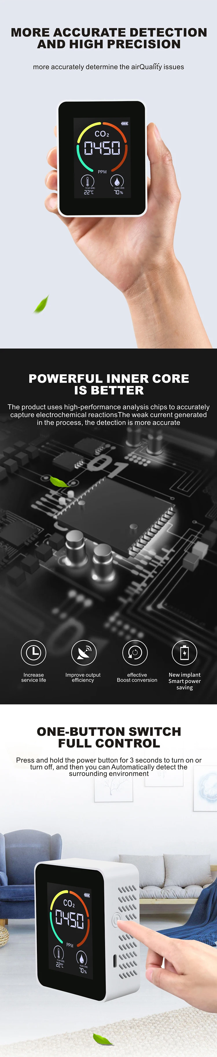 automative exhaust gas analyzer/detector