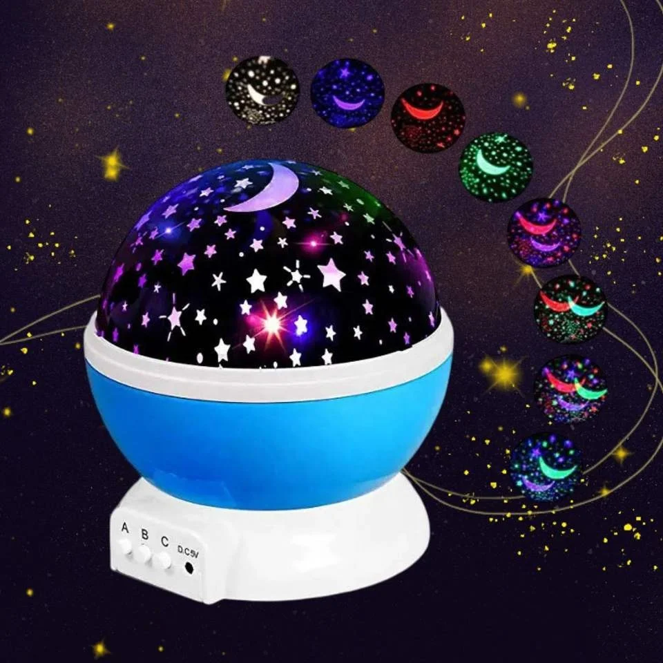 Kanlong Room decoration kids sky Moon stars main projector night light for home decor