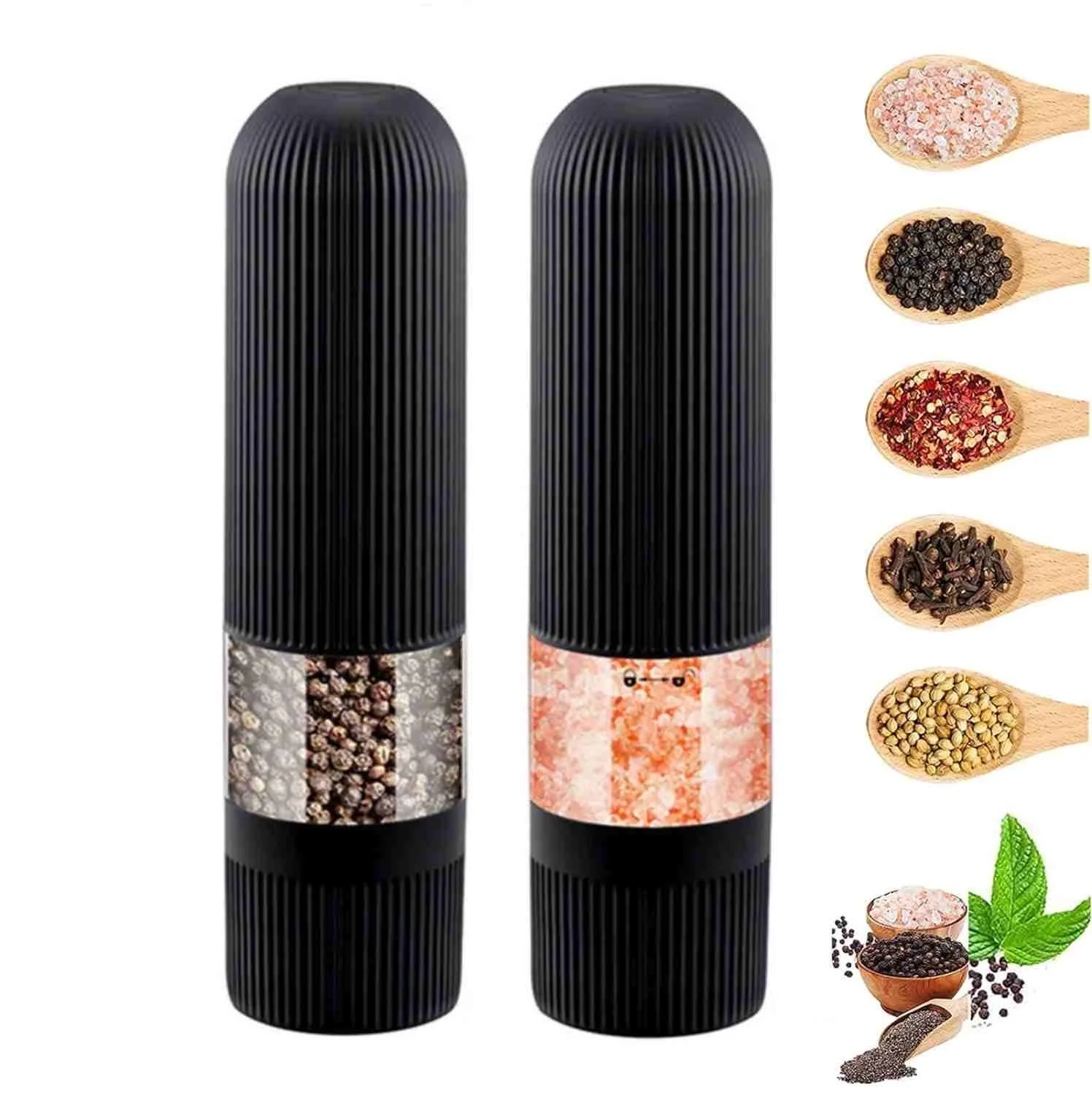 High quality salt and spice mill set pepper grinder automatic electric spice mill