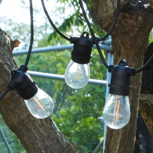 
S14 Bulb Outdoor Waterproof Decoration Restaurant Cafe Pole String Light 