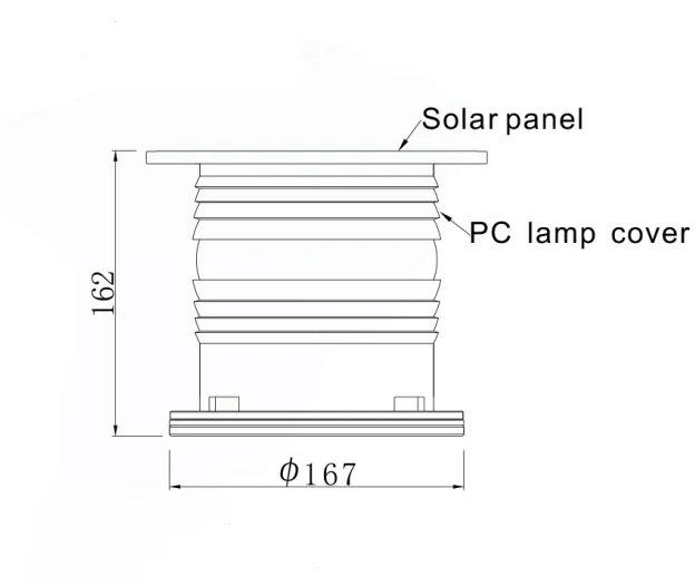 IALA Solar Powered Marine 12v Led Navigation Light For Boat Buoy