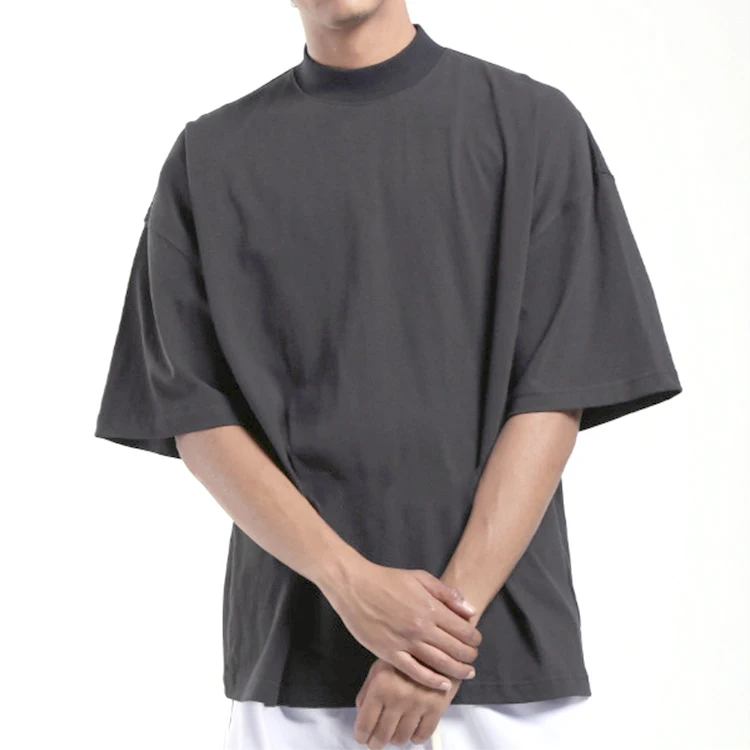 Мужская 100% хлопковая футболка большого размера с открытыми