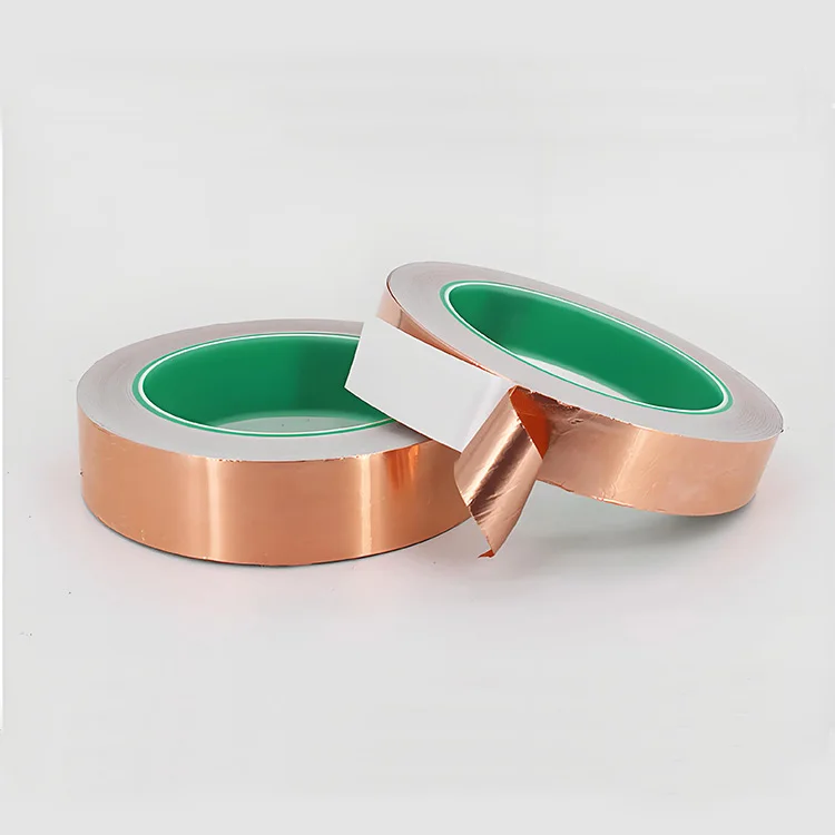 Copper Foil Tape Single and Double-sided Conductive Anti-radiation Electromagnetic Shielding Interference Strong Adhesive Tape