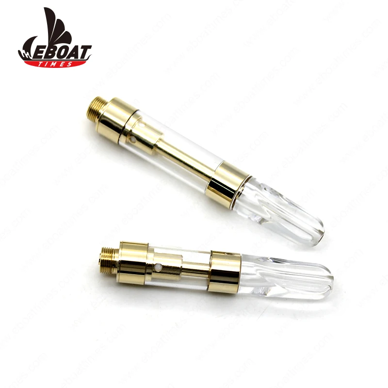 
2020 Wholesale Eboattimes 0.5ml/1ml C10 510 glass cbd oil vape pen Cartridge usa thick oil cartridge 