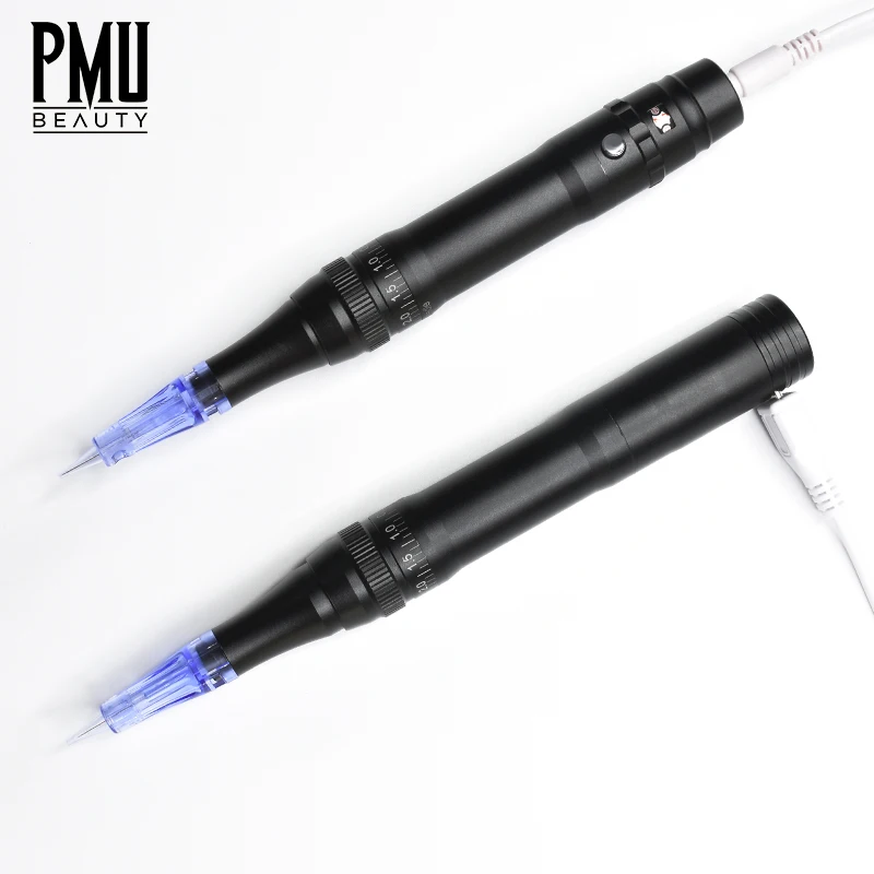 Professional Black Hand Holder Wireless Battery Eyebrow Lip Tattoo Machine Makeup Device Machine Pen