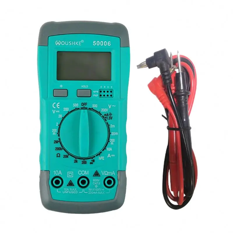 Digital Multimeter Large Screen Smart Electrical AC DC Voltage Meter Auto Identification Manual Switching Multimeter