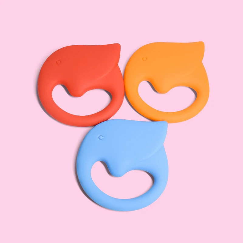  Legenday Colorful Elephant Shaped Soft Silicone Baby Teether Bpa Freefood