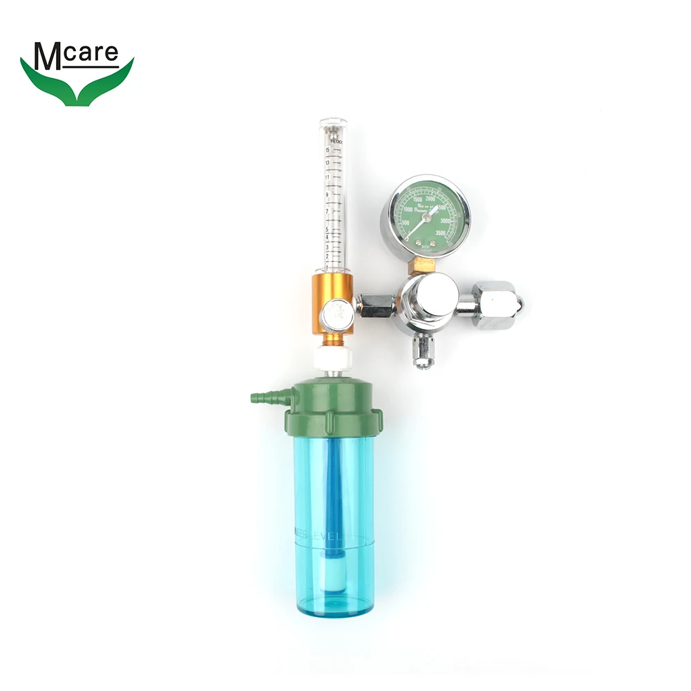Good quality cylinders usage medical gas gauge meter manometer oxygen pressure oxygen regulator for hospital