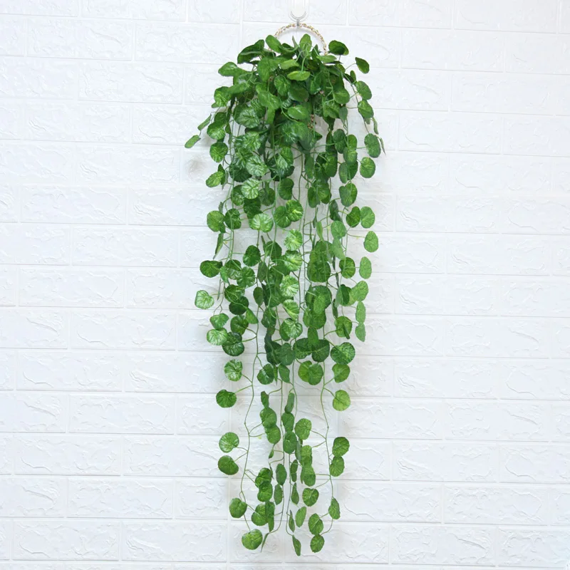Artificial vine greenery grape rattan leaves hanging