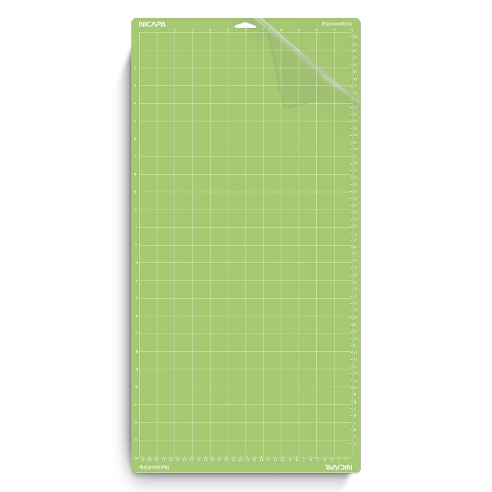 
Nicapa 12x24 inch Standard Grip Replacement Cut Mats Cutting Mat for Cricut Explore One/Air/Air 2/Maker 