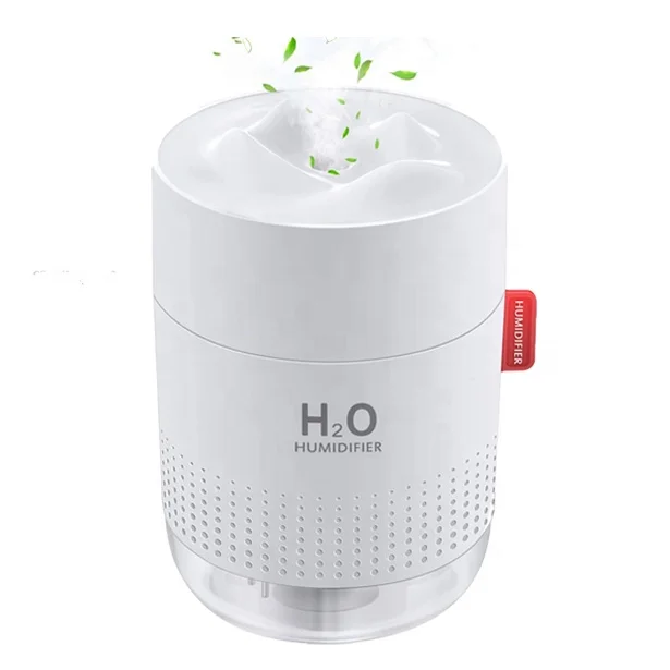 Factory directly sale H20 2000mah battery Rechargeable Ultrasonic Cool Mist Car Air Humidifier USB Desk Humidifier