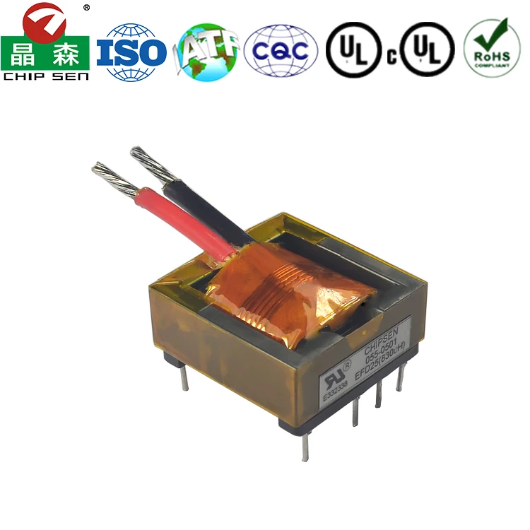 60watt step down 120v to 24v audio output ee ferrite core high voltage pulse high frequency PCB transformer