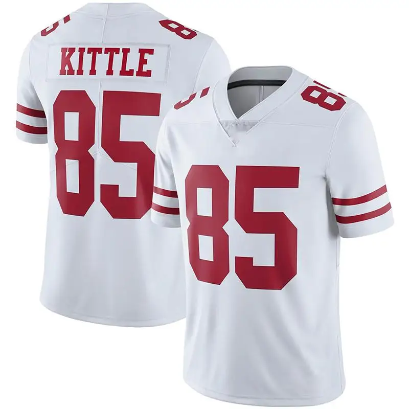 Wholesale Nfl 16# Montana 85# Kittle 10# Garoppolo 97# Bosa Jersey Custom Football Shirts American Uniform Football Jerseys