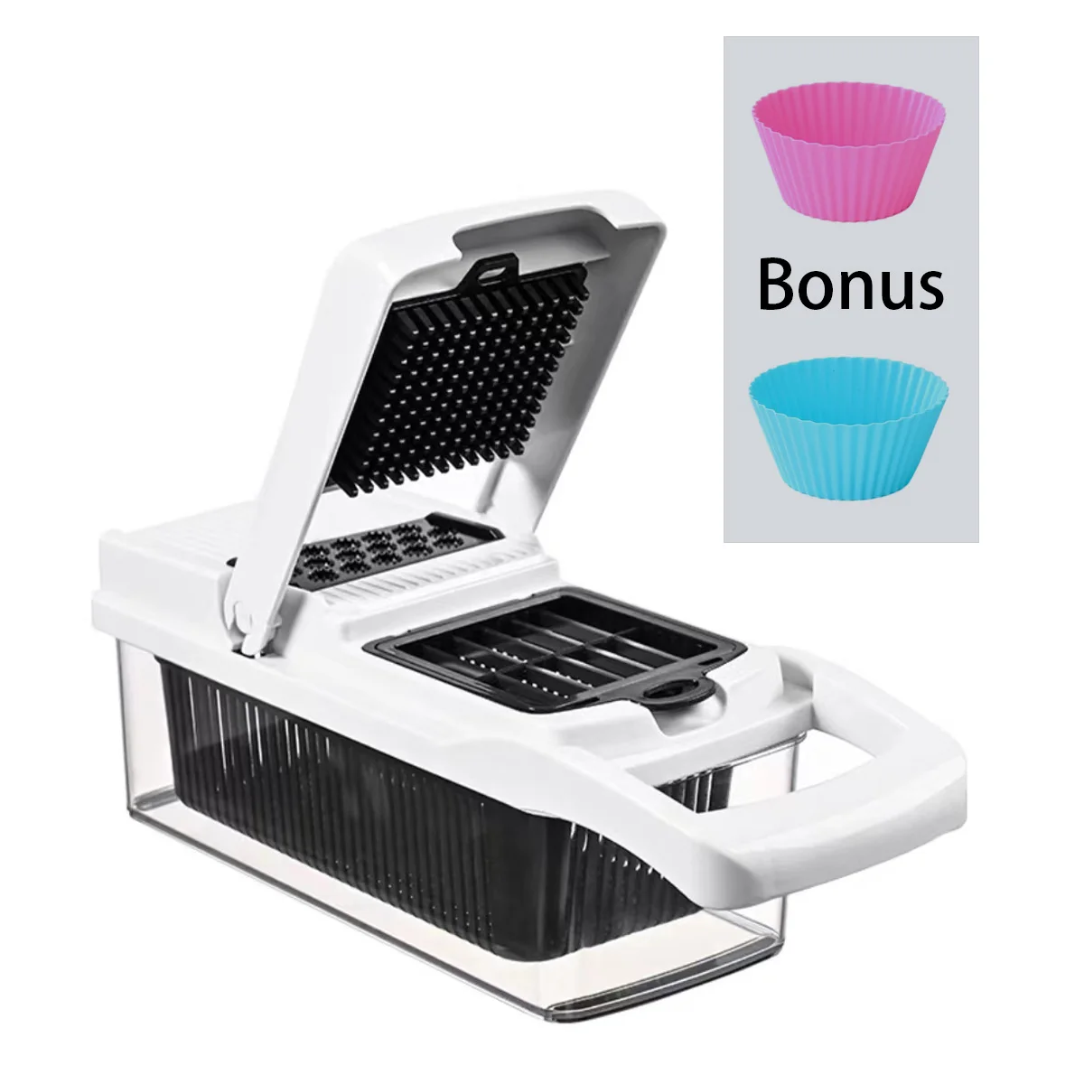 2024 Best kitchen accessories Dishwasher safe All In 1 Vegetable Chopper machine spiralizer vegetable veggie slicer