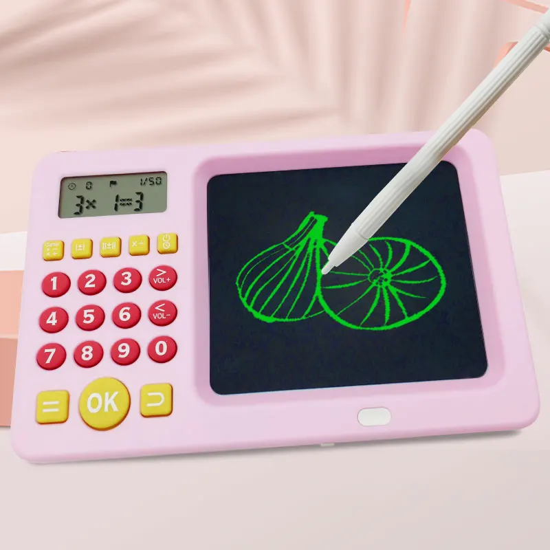 Custom Multi Language Digital Talking and Reading Pen Educational Toy Oral Calculation Math Training Machine LCD Writing Board
