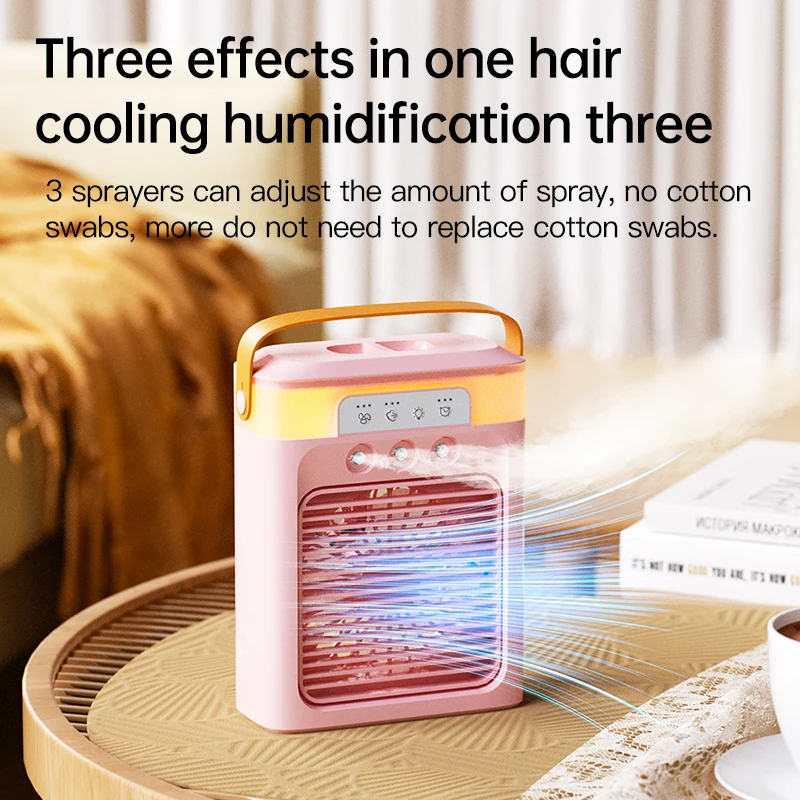 2024 Portable Spray Air Conditioner Water Cooling Fan Conditioning Air Conditioner Air Cooler Fan For Room Office