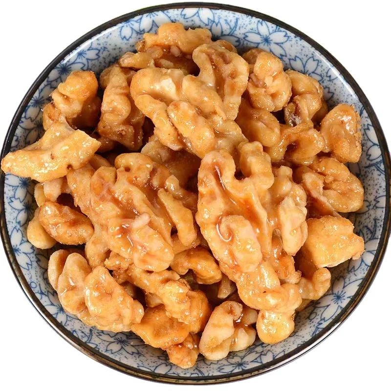 High-quality Fresh Walnut Block Amber Hulled Natural Walnuts Kernels Nuts Kernels Dry Raw Healthy and Nutritious Food a Grade