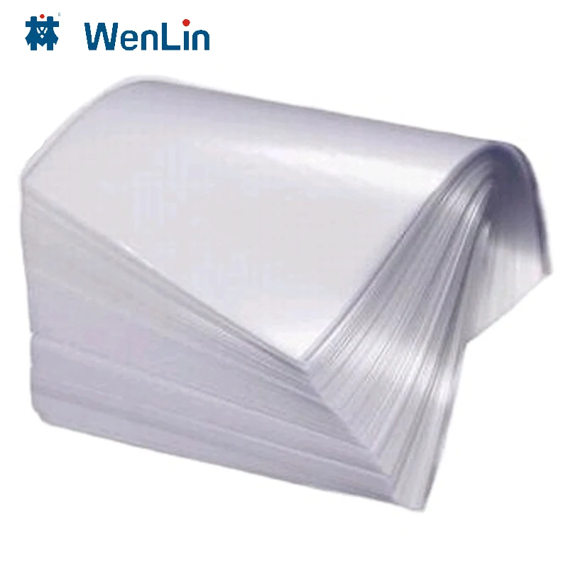 Customized PVC Card Film Polycarbonate PC Coated Overlay Film for Lamination Cards