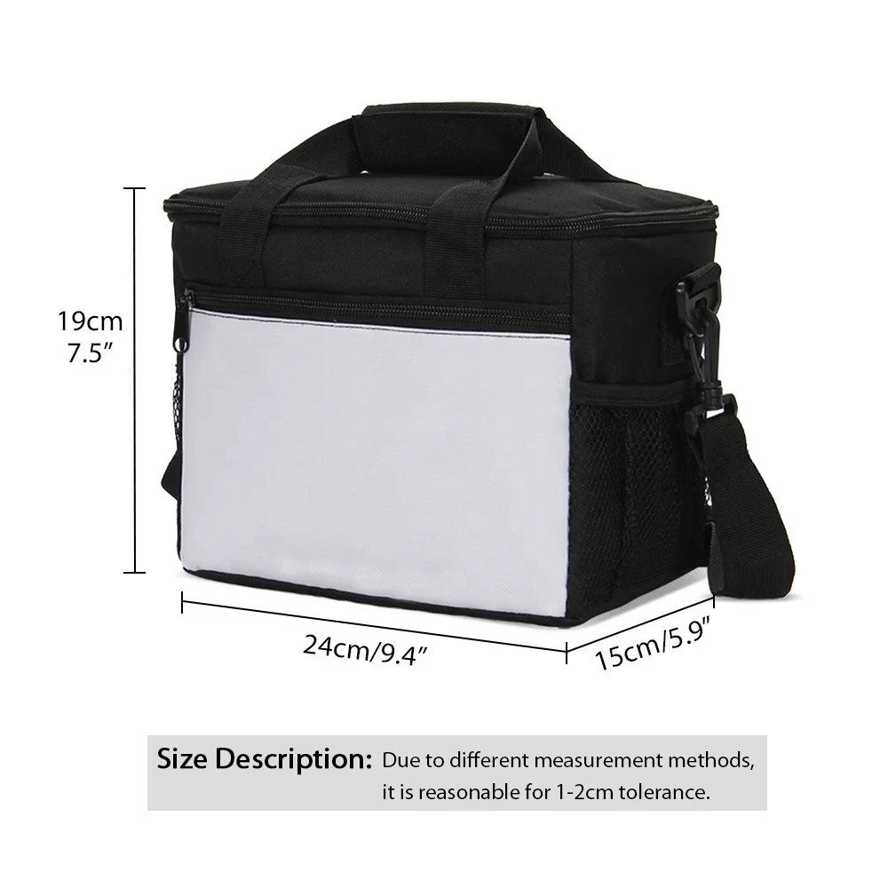 Large Capacity Insulated Lunch Bag Custom Pattern thermal Ladies Cooler Bag for Outdoor Picnic