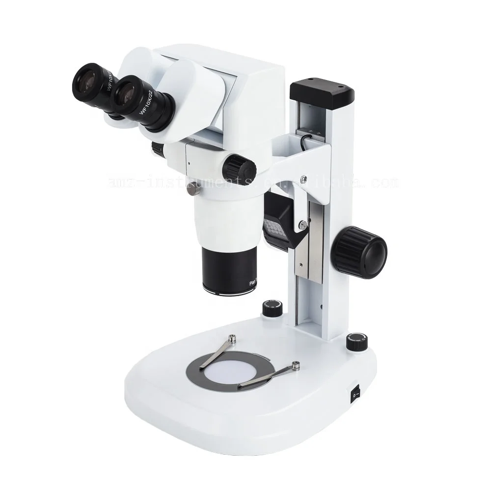 ZM-864N 0.8X-6.4X Series Infinity Parallel Optical System Zoom Binocular Ergo Head Stereo Microscope