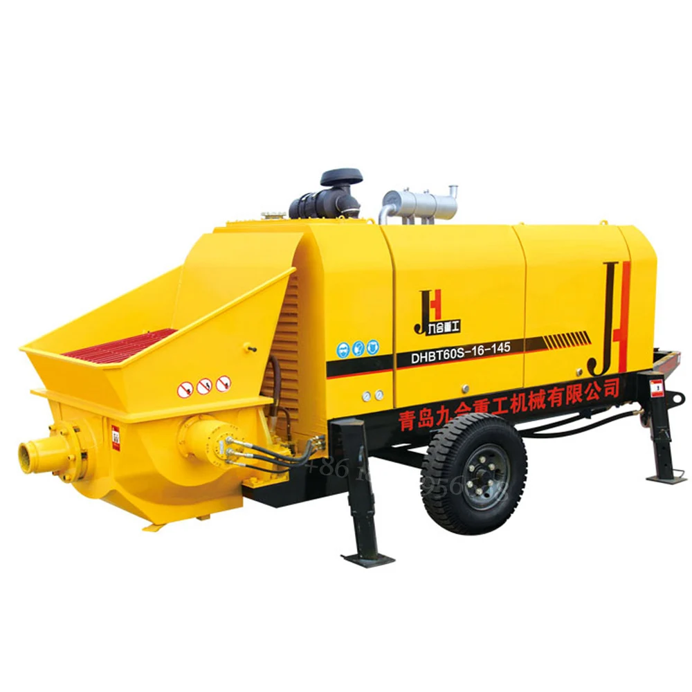 GOOD PRICE DHBT60-13-130 concrete pump trailer diesel mobile concrete pump