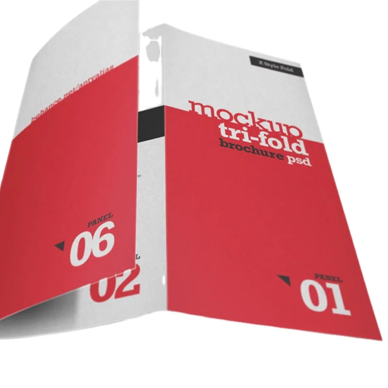 OEM рекламная Складная брошюра для продукта, печать листовок