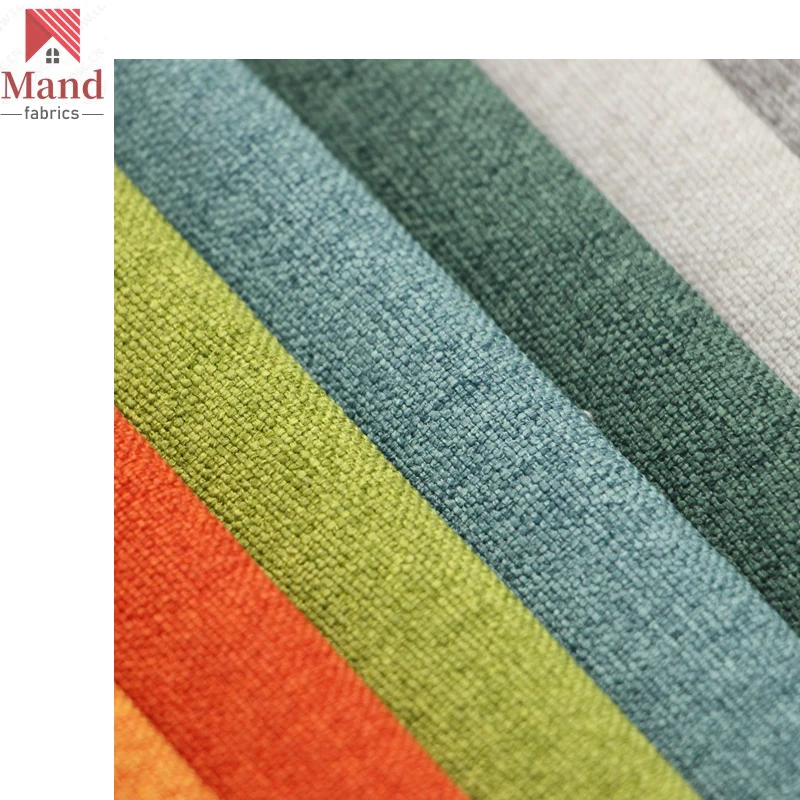 Mand Textile custom modern plain woven livingroom 140cm coated  polyester linen style 3 pass blackout curtain fabric