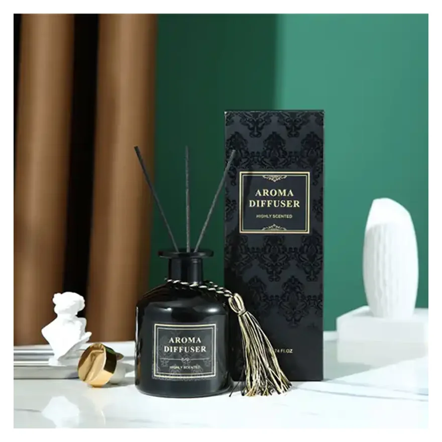 Popular Weddings Ceramic Feeling Home Room Scent Fragrance Fiber Stick Reed Diffuser