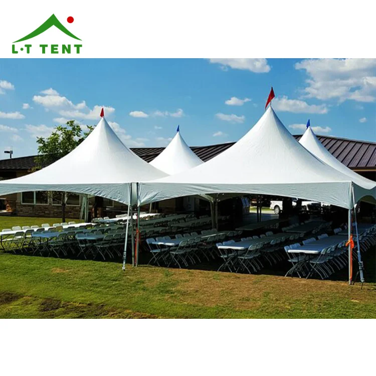 Hot Sale High Quality PVC Aluminum Frame High Peaks Pagoda Tent For Trade Show Exhibition
