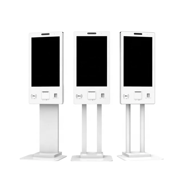 Payment Kiosk 21.5 Inch Touch Screen Fast Food Restaurant Self Service Order Kiosk Pos System Self Pay Machine