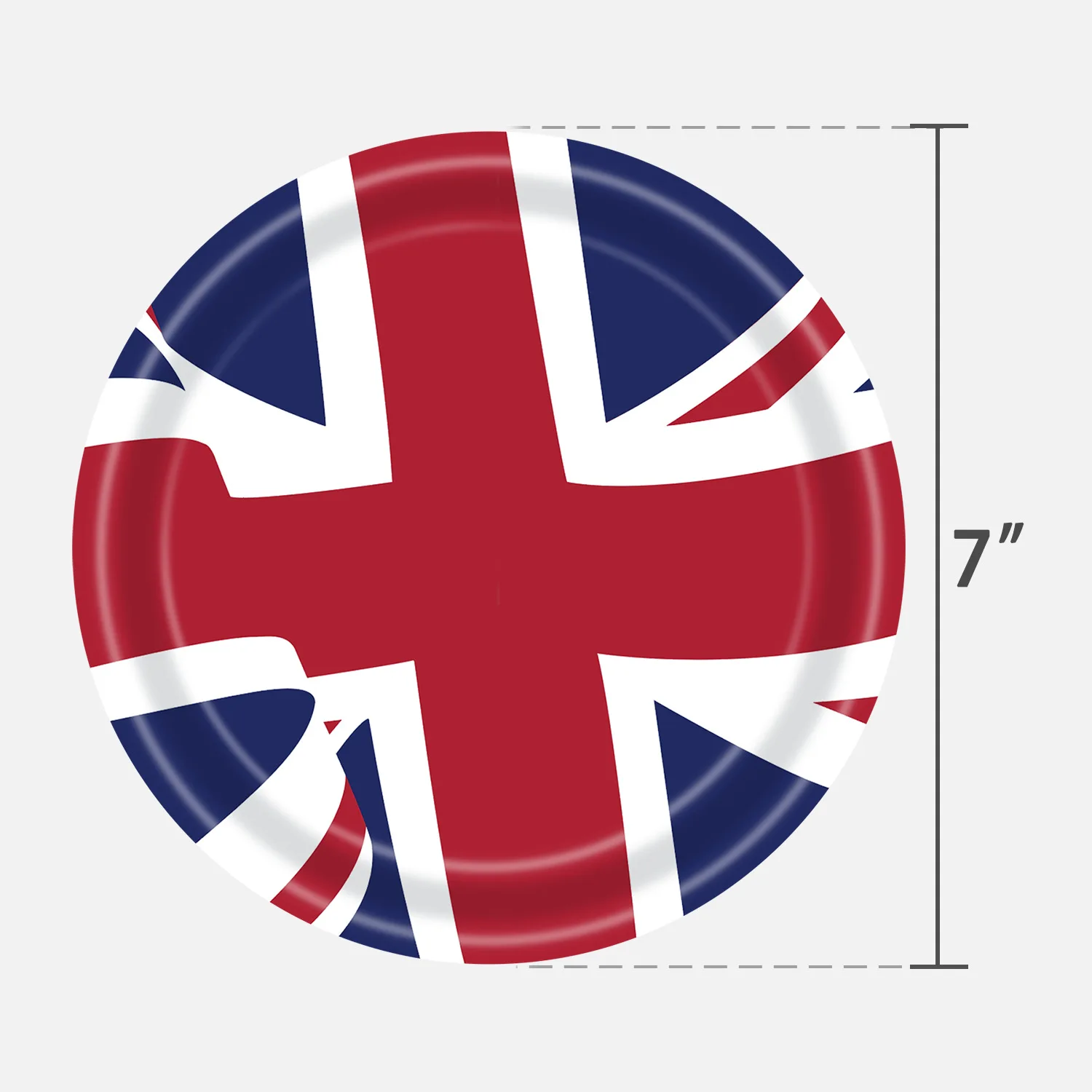 114pcs Union Jack Theme Disposable Paper Cup Paper Plate Tablecloth Paper Towels Birthday Flag Party Cutlery Set