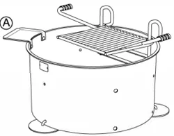 Burners Portable Bbq Grills Steel garden fire pit