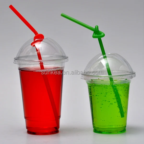 Disposable 200 ml 300 ml 400 ml plastic cups for milk shake