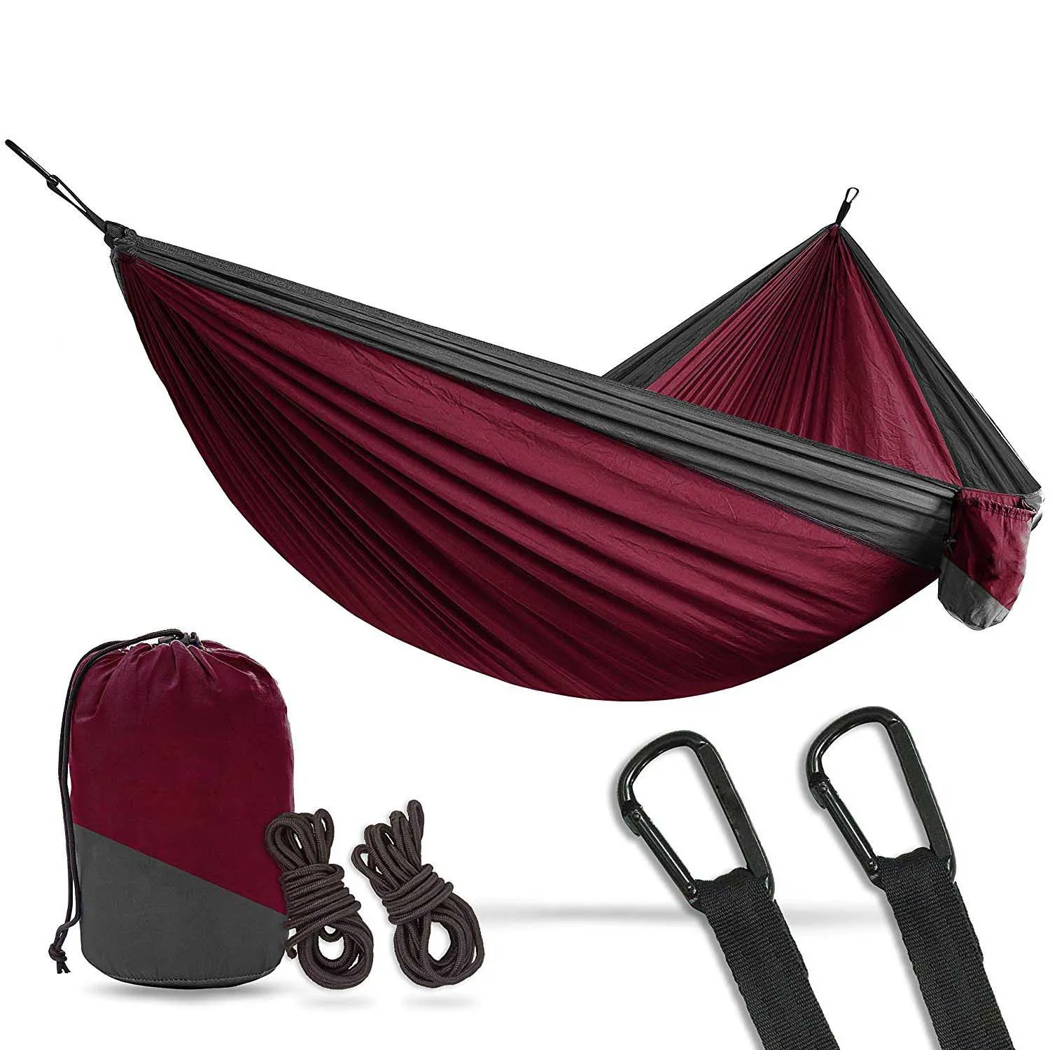 Fast Delivery Lightweight Widely Used Luxury Double Person Parachute Nylon Camping Outdoor Hammock