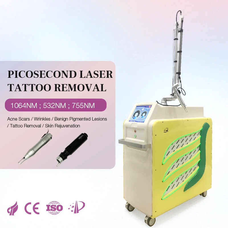 2023 Most Effective Portable Nd Yag Laser Tattoo Pigmentation Removal Laser Carbon Peel Eyebrow Freckle Removal Machine