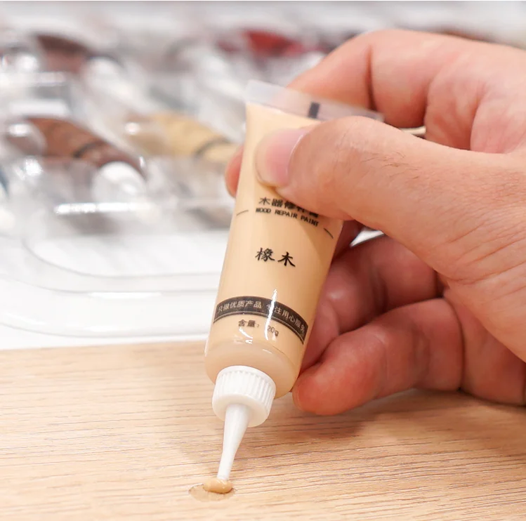 
Repair Fix Wood Furniture Scratch Filler Remover Marker Cream Wax Fast Patching Touch Up Kit 