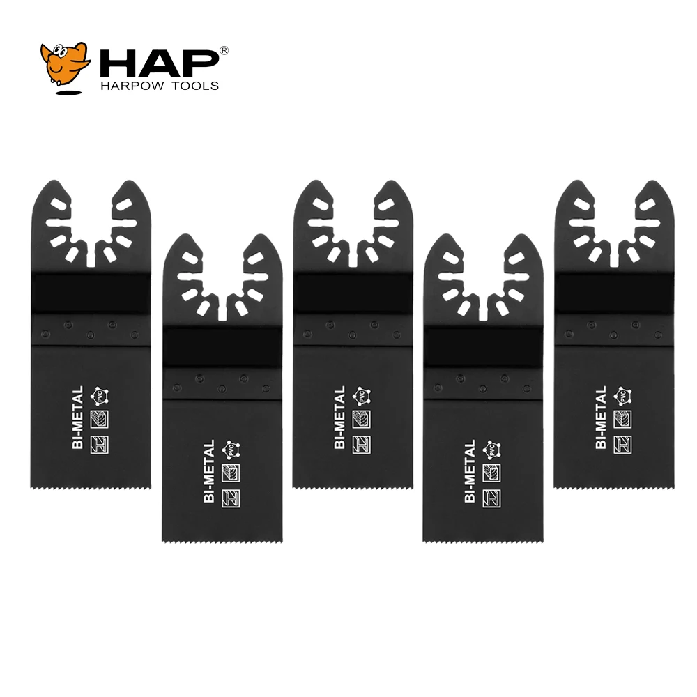 Oscillating Tool Accessories Universal Quick Release Bi-Metal Oscillating Saw Blades Multi Tool Blades for Wood Metal PVC