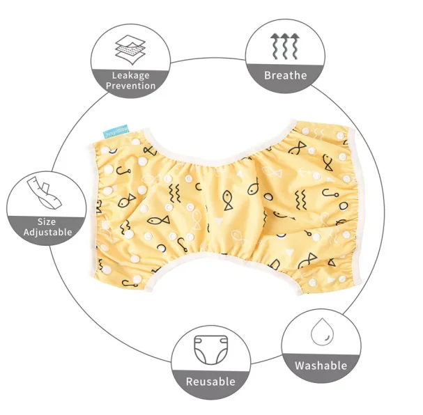Водонепроницаемый подгузник для плавания
