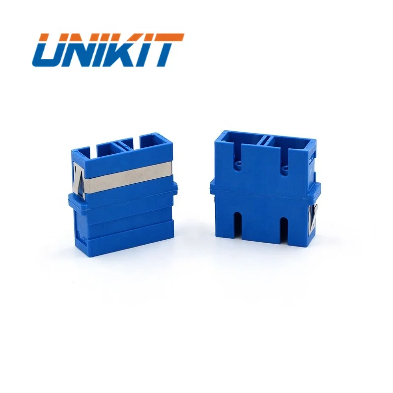 Best Selling SC Earless No Flange Fiber Adapter SC UPC Singlemode Simplex Duplex without Flange Fiber Optic Coupler Adapter