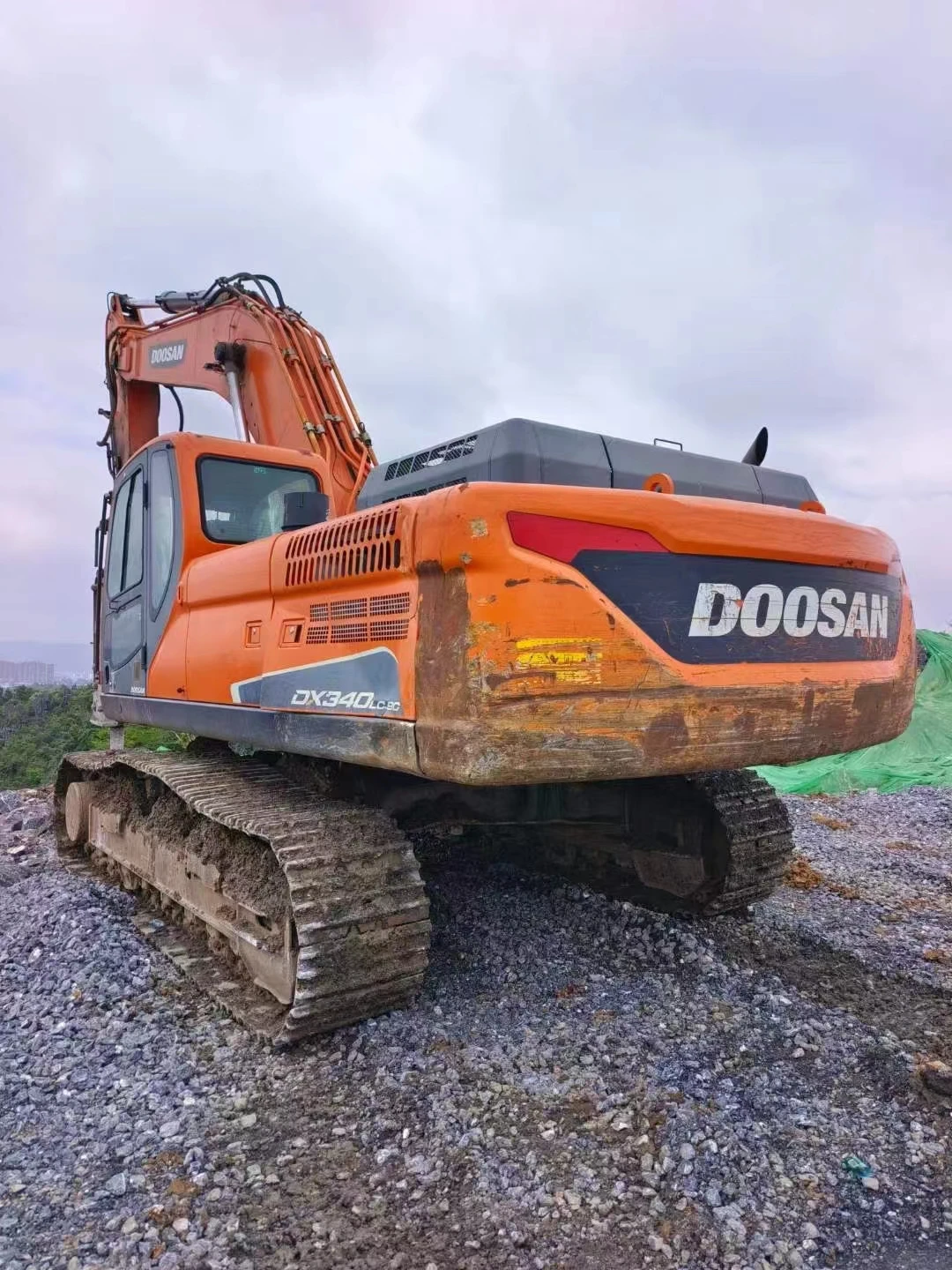 Original 34 ton used doosan 340 crawler excavator dx340 engineering machinery dx340lc dx340 dx300 good condition low price