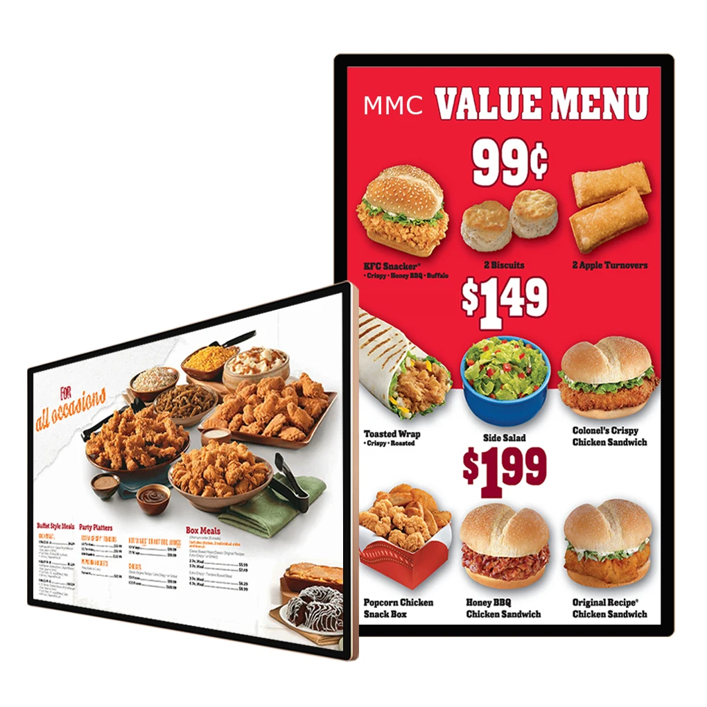 46 Inch Wall Mount Electronic Signs LED Advertising Screen Digital Signage And Displays