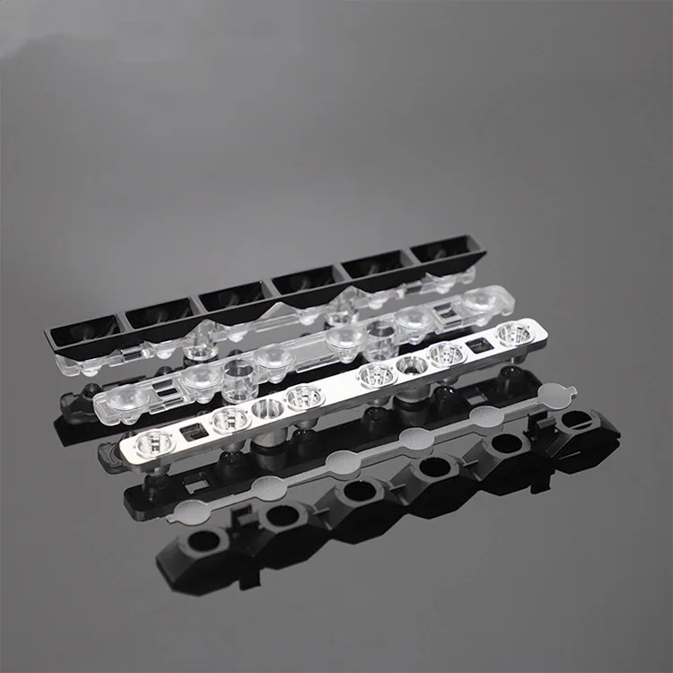 Darkoo Optics OEM ODM Linear Lens Led 15 30 24 60 Degree Acrylic Pmma Lighting Optical Focus Led Linear Light Lens