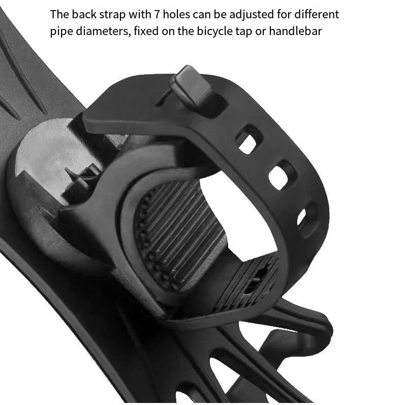Multifunctional Silicone Bicycle Accessories Mobile Phone Bracket Fixed Rotatable Navigation Compatible Electric Bike Motorcycle