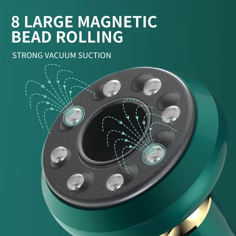 Rechargeable Electric Body Cupping Tool Vacuum Suction Cupping Equipment Sets Smart Therapy Massage Cupping Machine