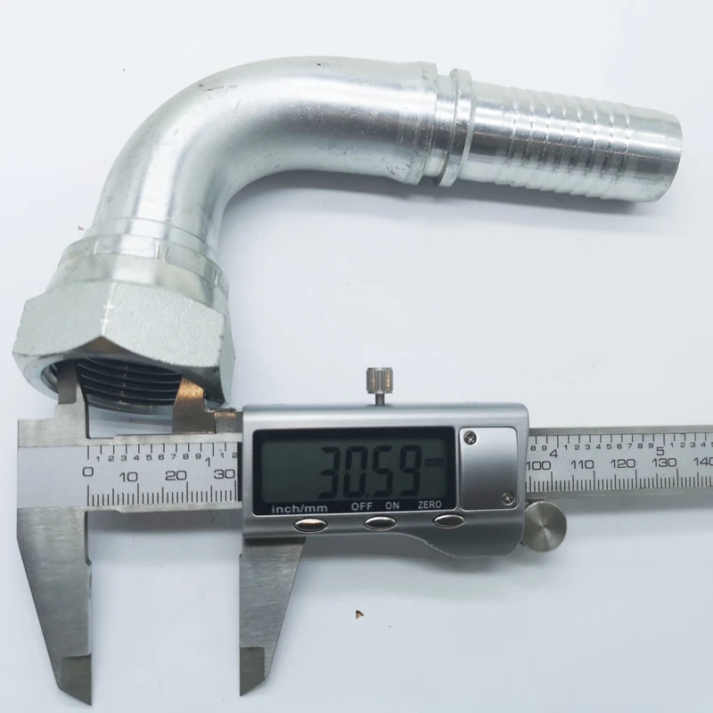 china zhejiang factory  90 degree JIC female 74 degree cone seat  plumbing hydraulic pipe fittings 26792-16-16 F25 DKJ1.5/16-90