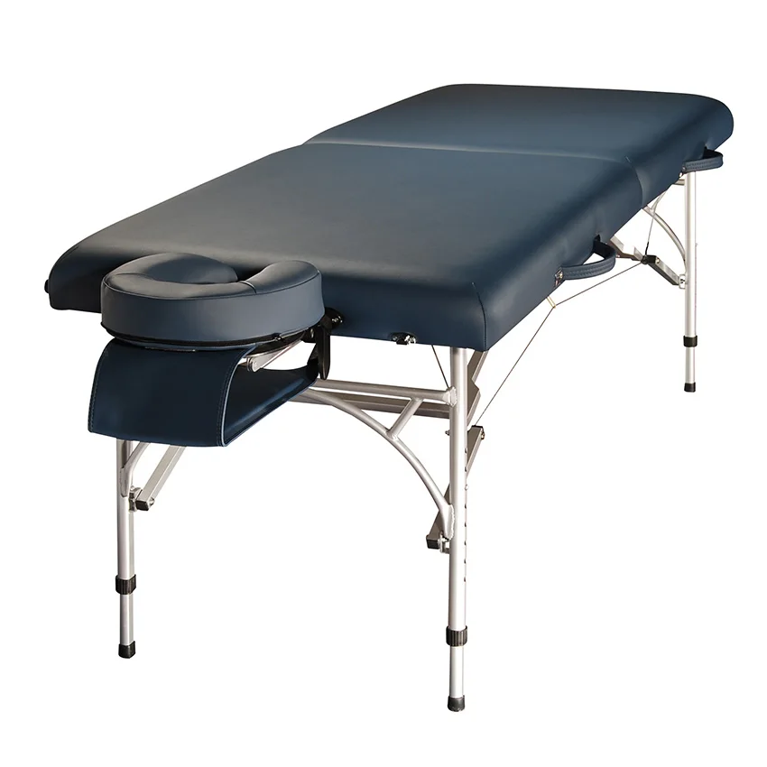 Mt Stella-Landmark Manufacture Custom Aluminum Professional Portable Adjust Steel Folding Bed Tattoo Table Massage Table Bed