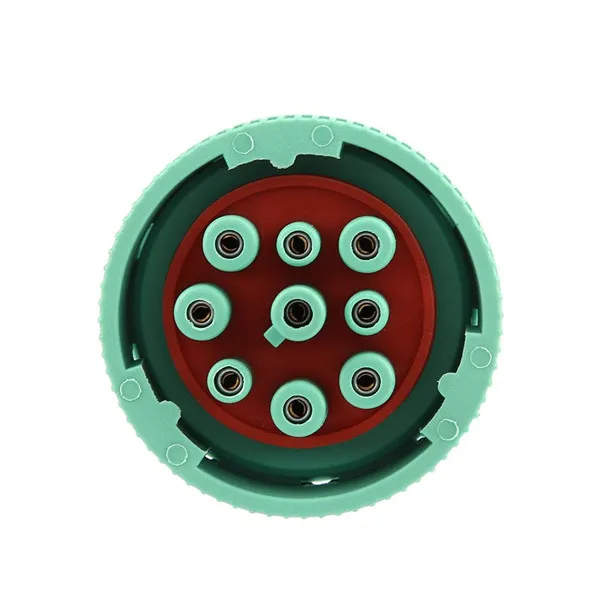 
9 Pin to OBD2 Interface Truck Y-Cable Adapter OBDII Y Splitter Connector Truck 16Pin Male to Female J1939 