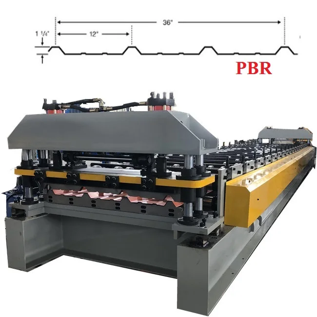 America PBR panel Max rib panel Ag panel metal roofing sheet rolling forming machine