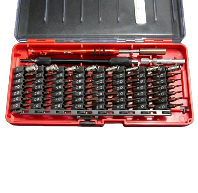 wholesale and retail  60 in 1 Screwdriver Set electronic technician repair tool set for mobile phone screen screw removal